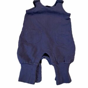 Hanna Andersson 50 0-3 month boys blue romper
